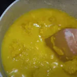 اضافه کردن آب به کاچی