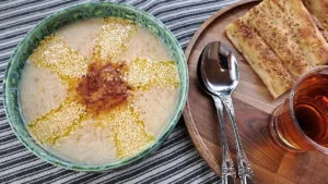 طرز تهیه حلیم گندم بدون گوشت