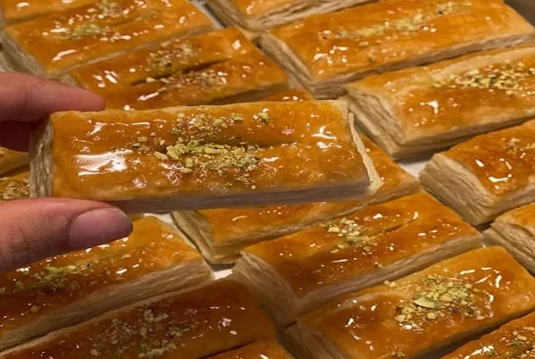 پخت شیرینی زبان بدون فر