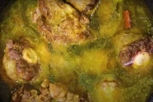 پخت چلو گوشت با گوشت گوساله