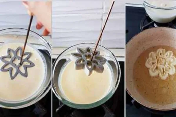 سرخ کردن شیرینی پنجره ای با ماست
