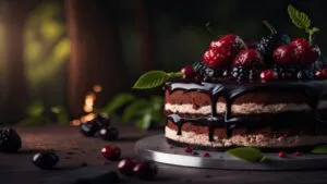 تزئین کیک ساده