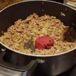 اضافه کردن رب برای دلمه