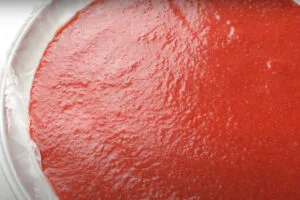 پهن کردن مایه یا پوره میوه های تابستانی در طرز تهیه لواشک میوه های تابستانی