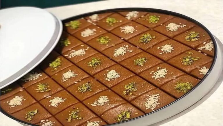 طرز تهیه حلوای عربی کشدار