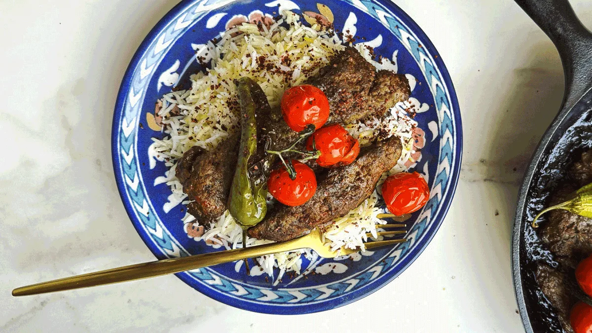 طرز تهیه کباب تابه ای با سنگدان مرغ