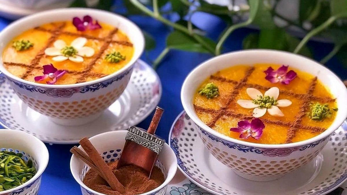 طرز تهیه شله زرد برای ۵۰ نفر