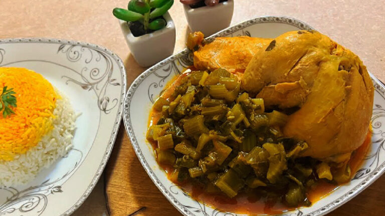 طرز تهیه خورشت کرفس تبریزی