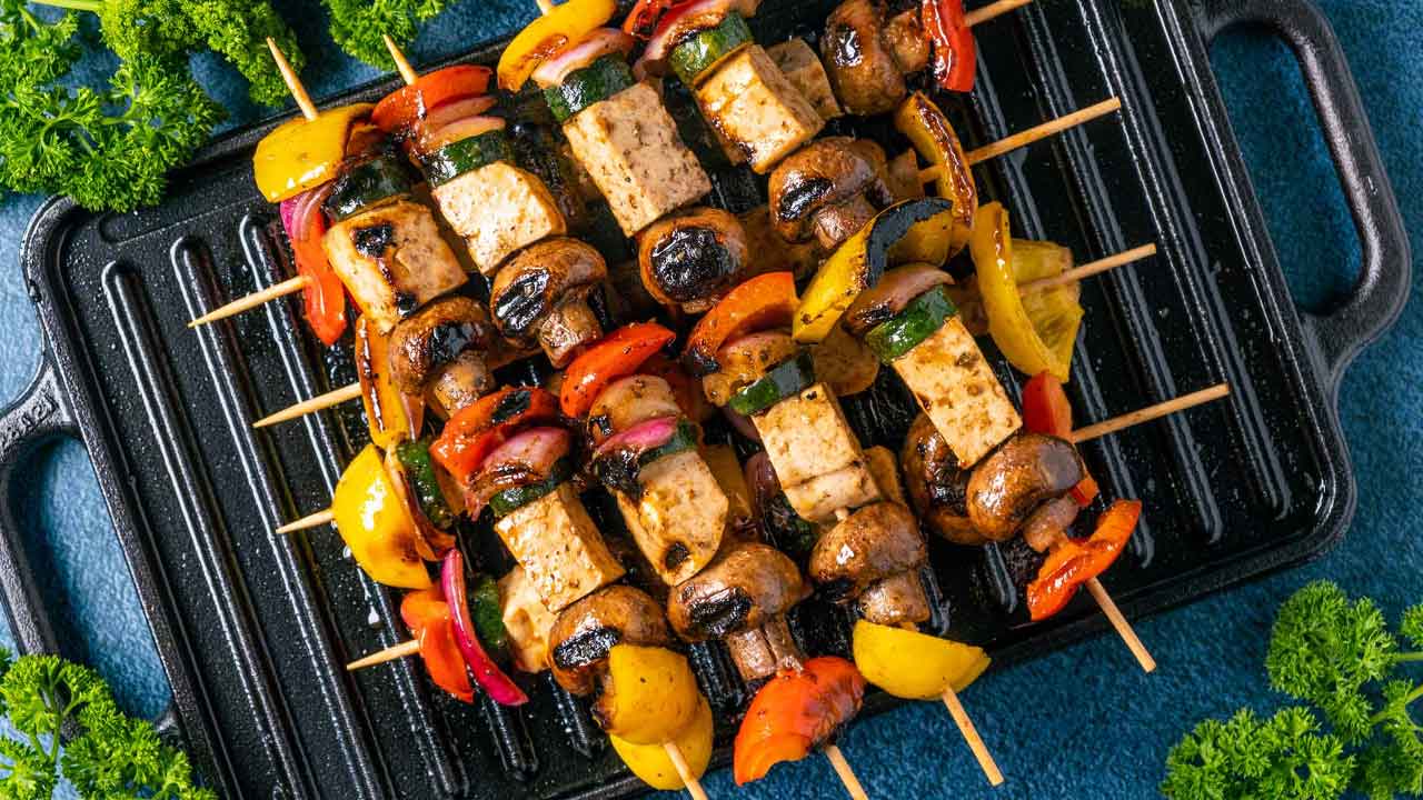 طرز تهیه کباب چنجه گیاهی