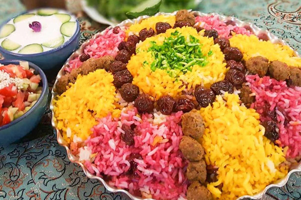 طرز تهیه آلبالو پلو با مربای آلبالو