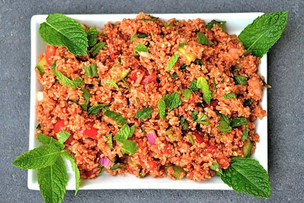 طرز تهیه تبوله ترکیه ای