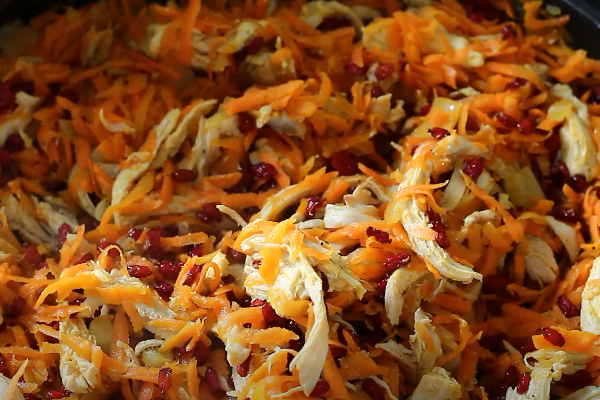 طرز تهیه استانبولی با مرغ ریش ریش