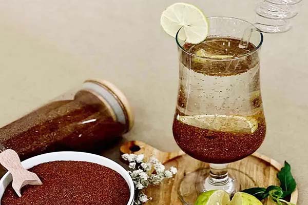 شربت خاکشیر و لیمو