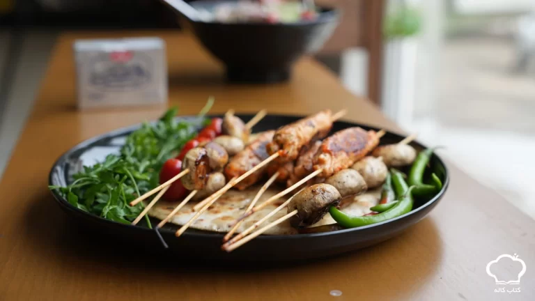 طرز تهیه جوجه کباب چوبی گرجی