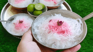 طرز تهیه فالوده با نودل