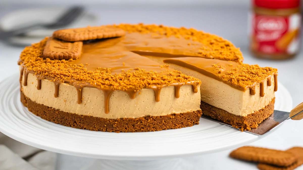 طرز تهیه چیز کیک لوتوس