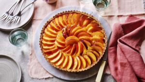 طرز تهیه تارت هلو