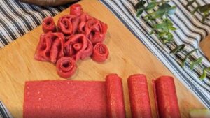 طرز تهیه لواشک هندوانه