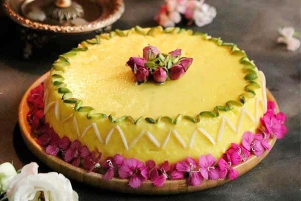 دیگچه مشهدی با تزئین گل محمدی