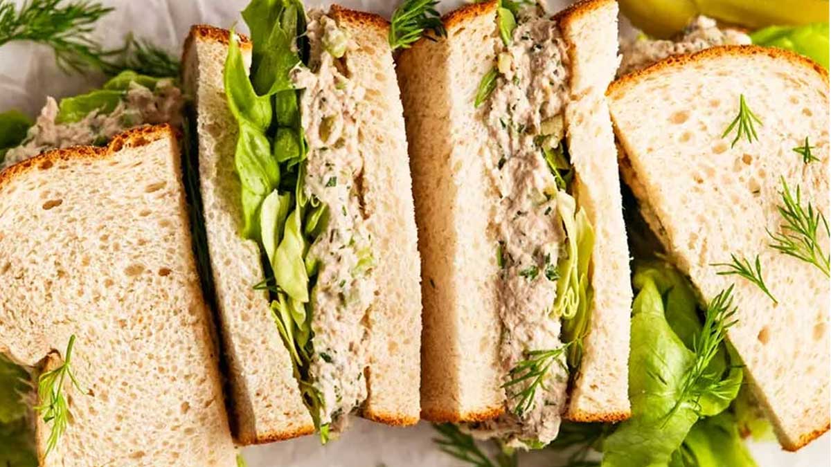 طرز تهیه ساندویچ تن ماهی