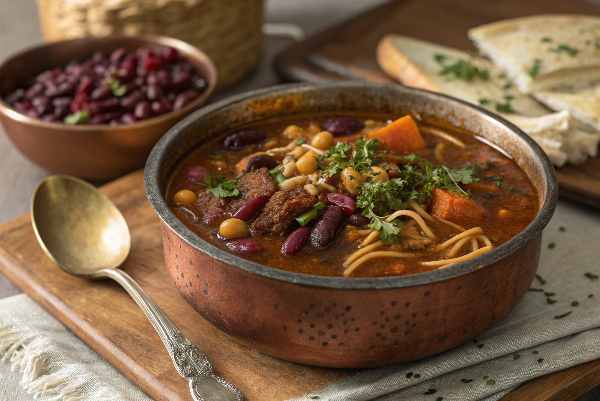 یک دیگ آش ترش زنجان