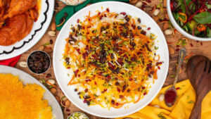 طرز تهیه شیرین پلو