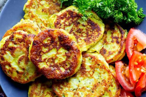 یک بشقاب کوکوی لوبیای سفید