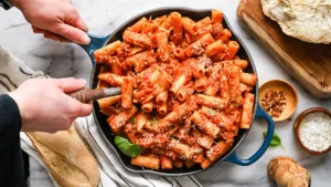 طرز تهیه پاستا ریگاتونی
