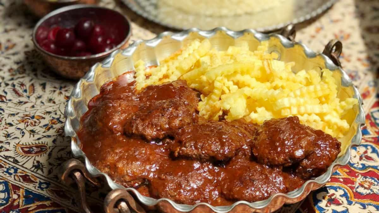 طرز تهیه کباب تابه‌ای ترش