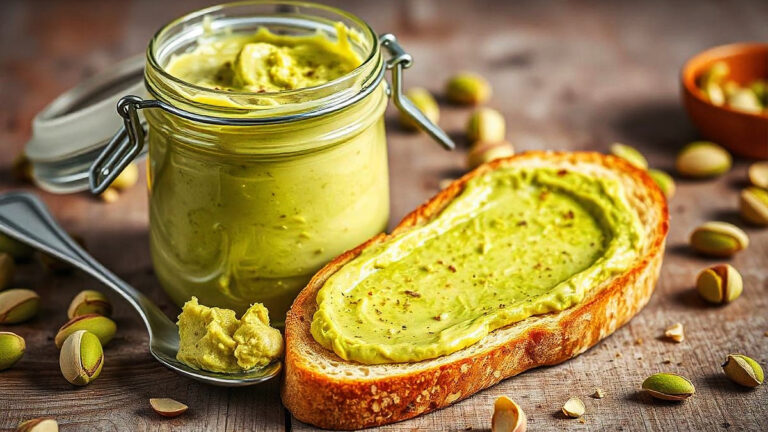 طرز تهیه کره پسته