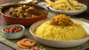 طرز تهیه شیرین پلو شیرازی