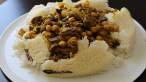 طرز تهیه نخود پلو جنوبی