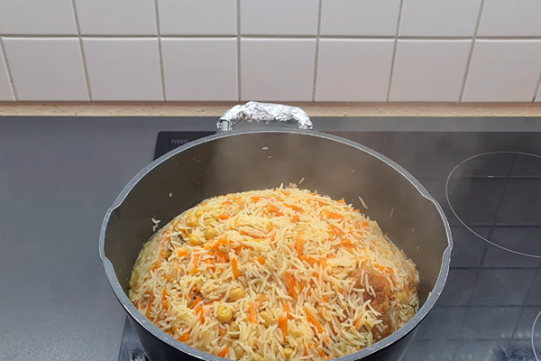 مخلوط پلو در تهیه پلو ازبکی