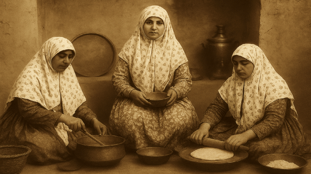 نقش زنان در آشپزی قاجار