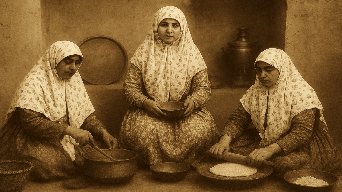 نقش زنان در آشپزی قاجار