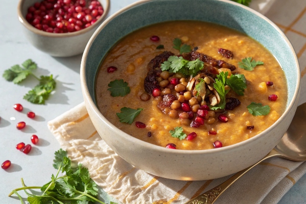 یک کاسه سوپ انار خانگی مخصوص شب یلدا