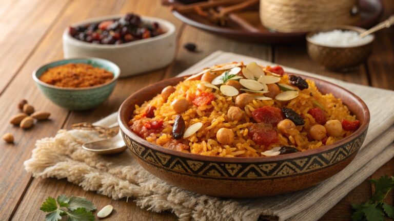 طرز تهیه نخود پلو افغانی