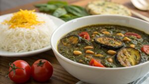 طرز تهیه قورمه سبزی رشتی