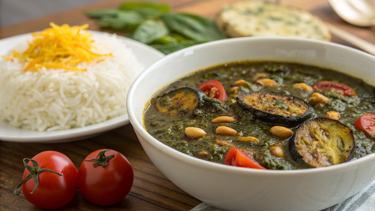 طرز تهیه قورمه سبزی رشتی