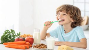 مواد غذایی برای جلوگیری از پوسیدگی دندان در کودکان | راهکارهای تغذیه و پیشگیری