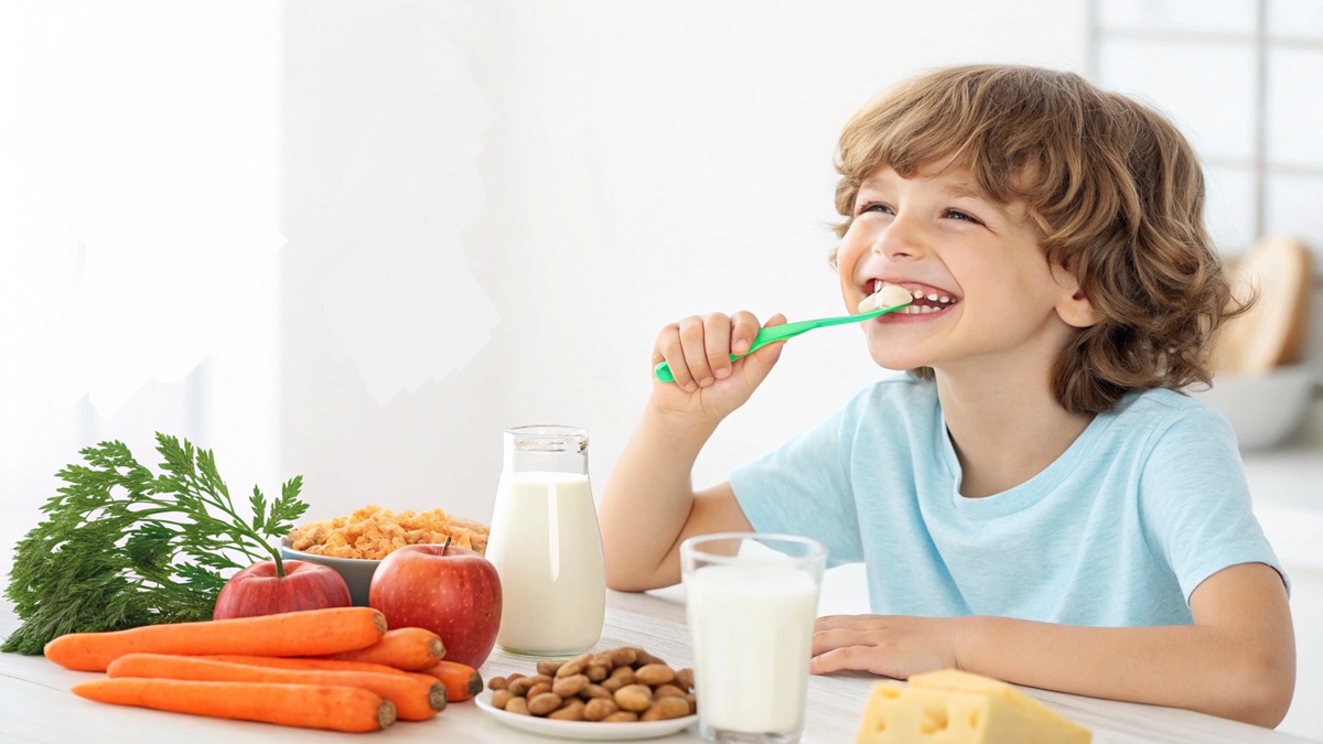 مواد غذایی برای جلوگیری از پوسیدگی دندان در کودکان | راهکارهای تغذیه و پیشگیری