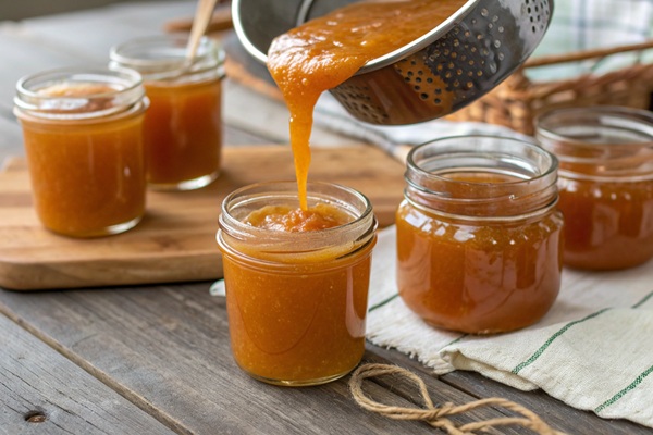 بسته‌بندی و نگهداری رب زردآلو