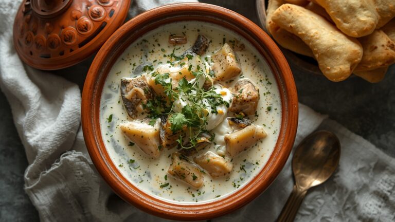 طرز تهیه آبگوشت ماهی (لنجو) غذای جنوبی