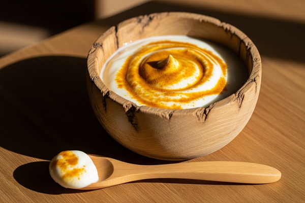 ماسک ماست و زردچوبه