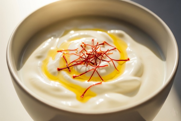 ماسک ماست و زعفران