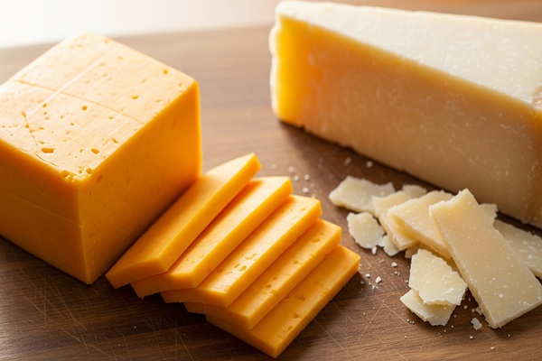 تفاوت‌های اصلی پنیر چدار و پارمزان