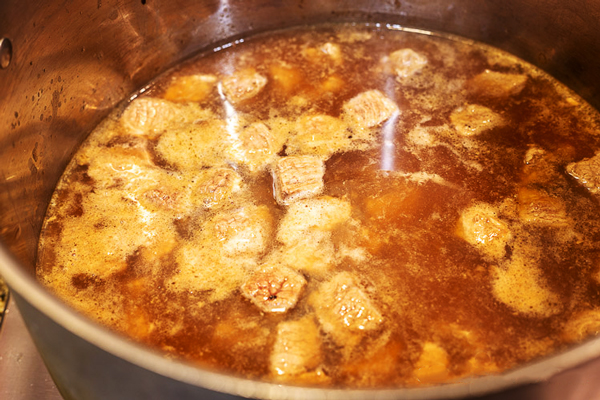 پخت خورشت بامیه بدون رب