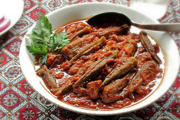 چاشنی خورشت بامیه رژیمی