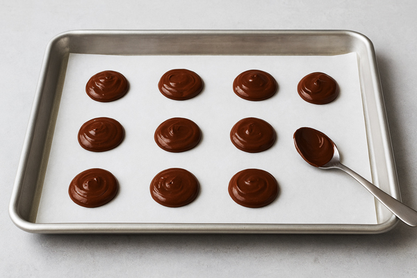 فریز کردن شکلات نوتلا برای تهیه پنکیک 