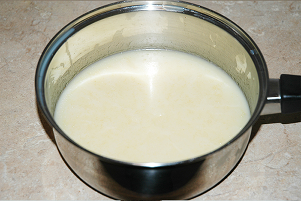 روغن دنبه با شیر